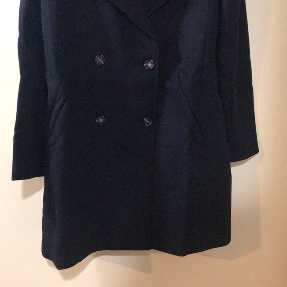 NWT-S,M,XL- Ann Taylor Loft Faux Fur Collar Coat - Forever Navy - Picture 6 of 12